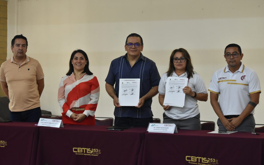 UT CHETUMAL Y CBTIS 253 FIRMAN CONVENIO DE COLABORACIÓN