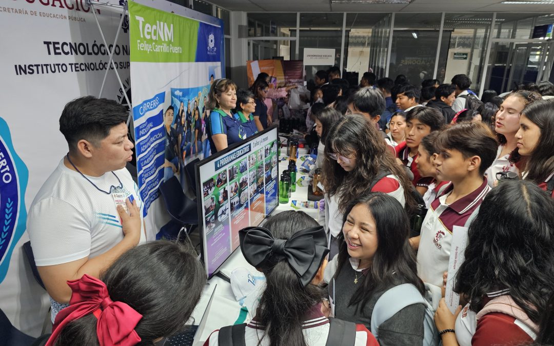 Universidad Tecnológica de Chetumal presente en la inauguración de la Feria de la Orientación Educativa nivel Superior FOES 2024